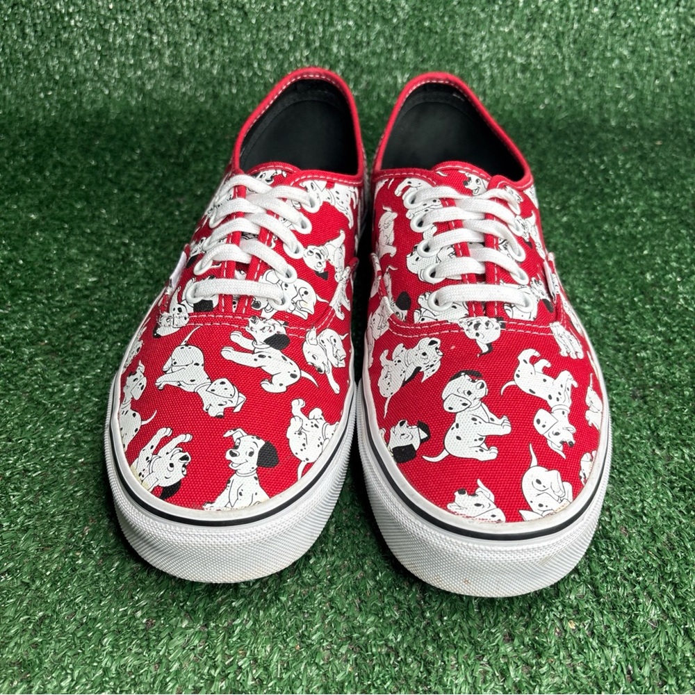 VANS Disney 101 Dalmatians Red White Sneakers RARE Limited Edition Men's Size 11 - Picture 2 of 12